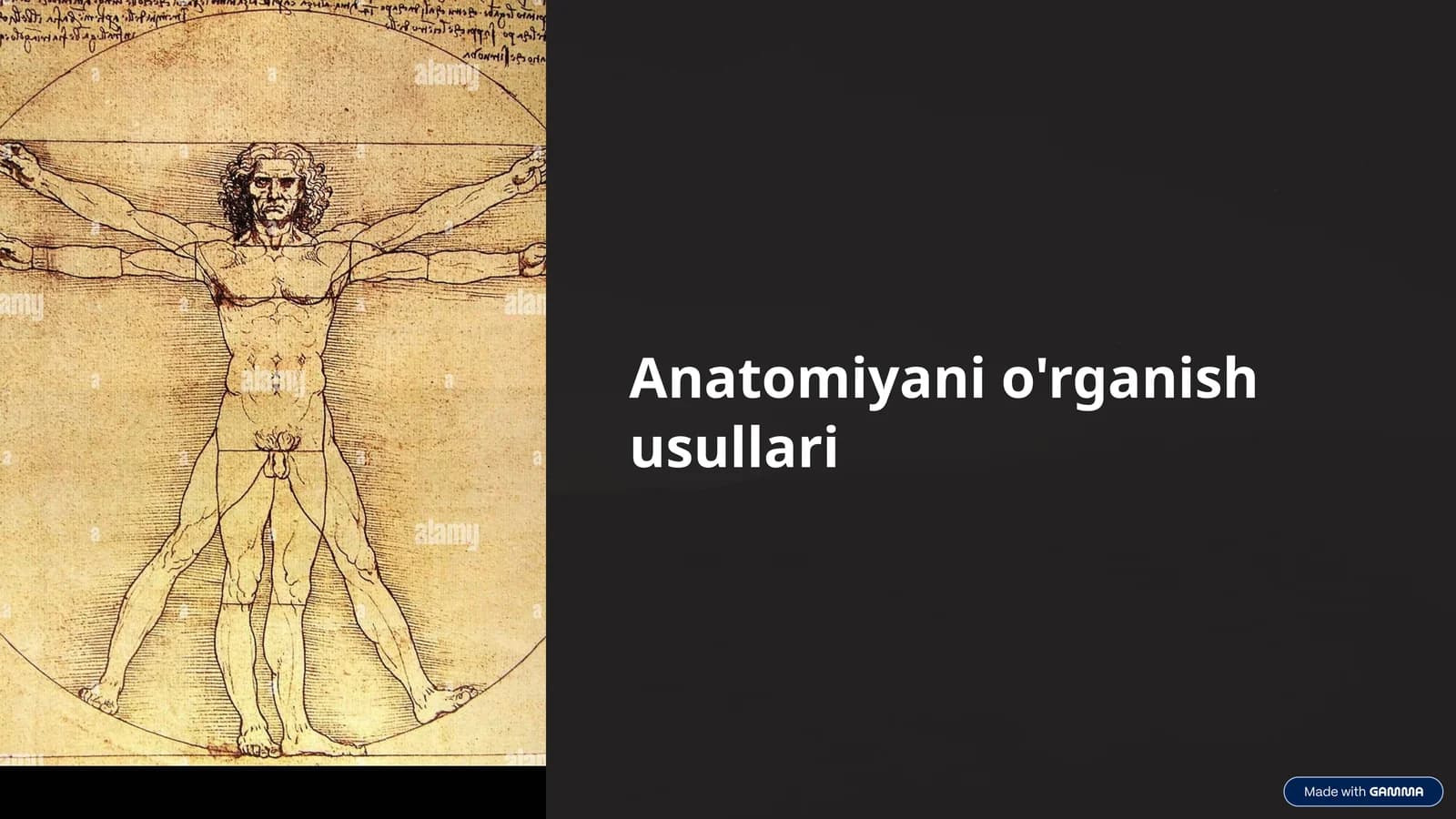 Anatomiyani o'rganish usullari