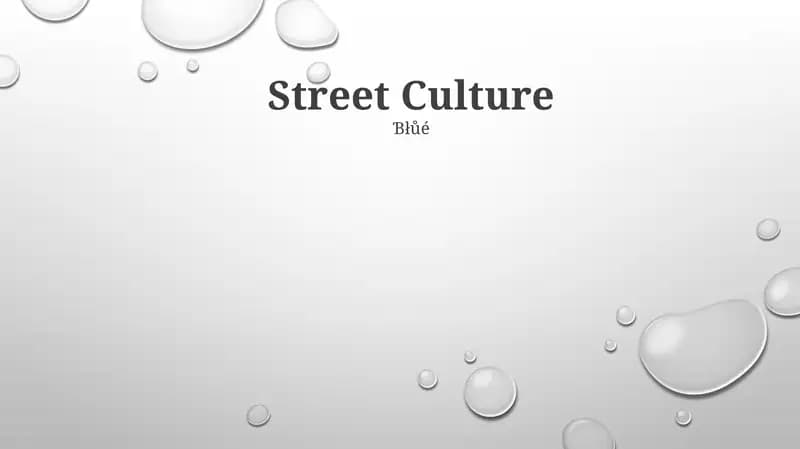 Street Culture