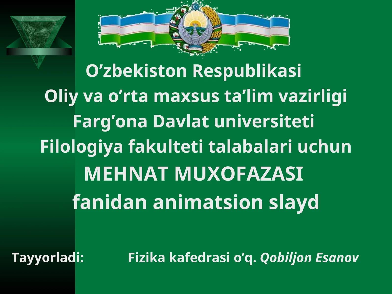 MEHNAT MUXOFAZASI