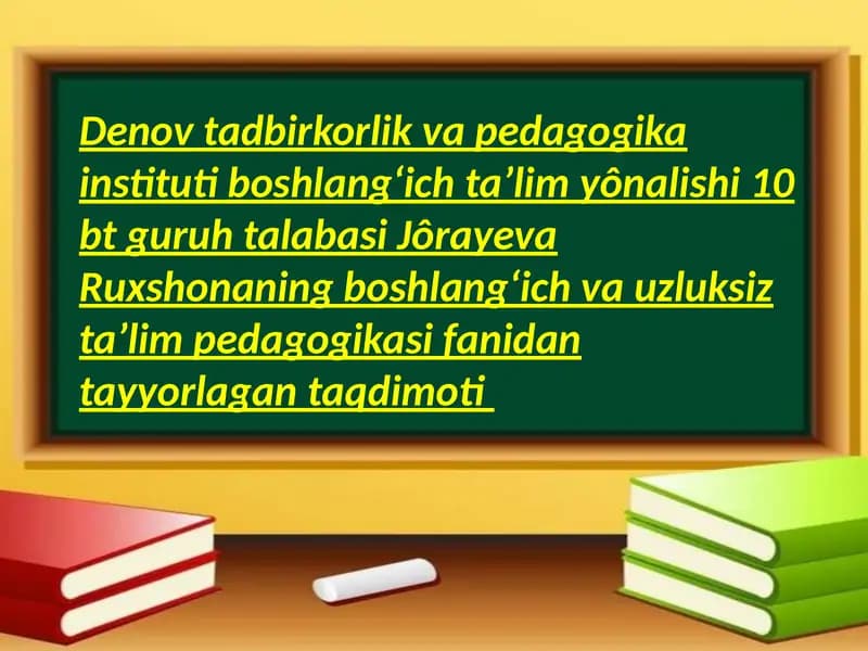 Pedagogik faoliyatda tarbiyat turlari va usullaridan foydalanish imkoniyatlari