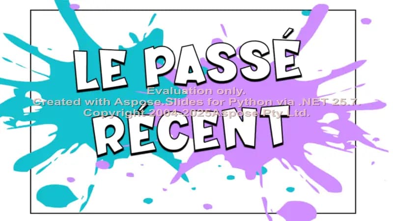 Le Passe recent