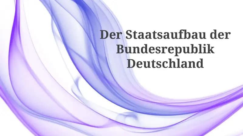 DerStaatsaufbauderBundesrepublikDeutschland