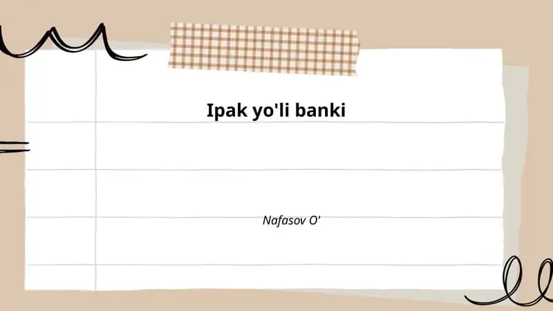 Ipak yo'li banki