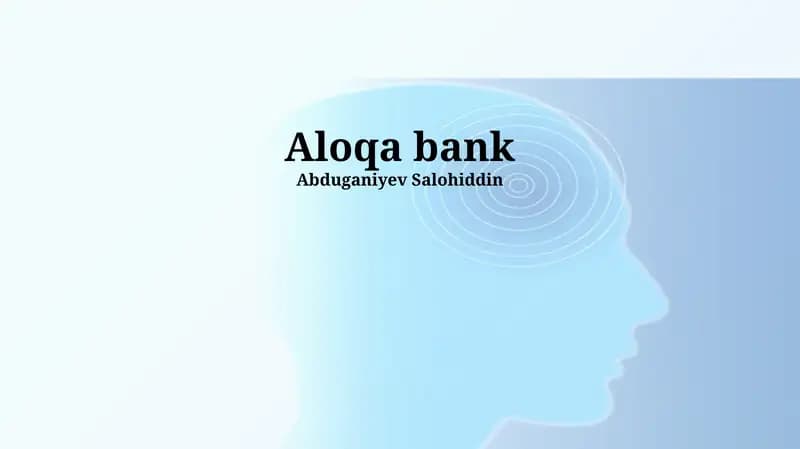 Aloqa Bank