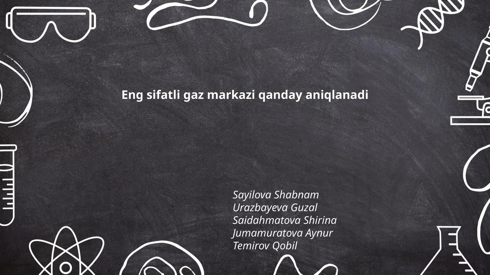 Eng sifatli gaz markazi qanday aniqlanadi
