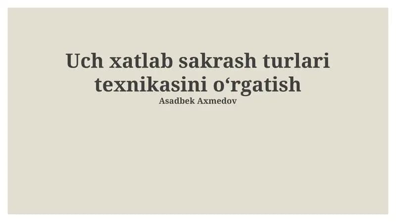 Nafas olish texnikasi