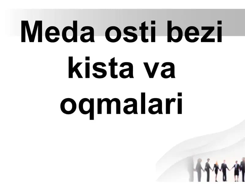 Me’da osti bezi kistalari va oqmalari