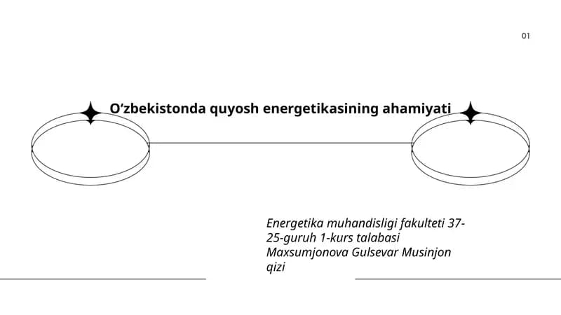 Oʻzbekistonda quyosh energetikasining ahamiyati