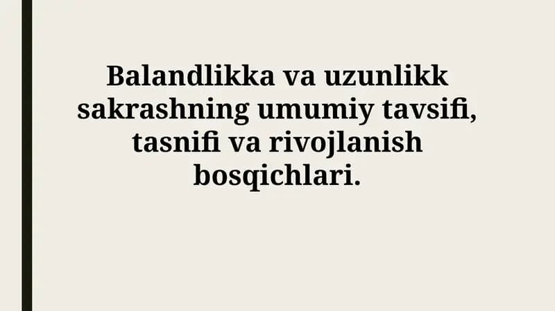 Sakrash bo'yicha musobaqalar