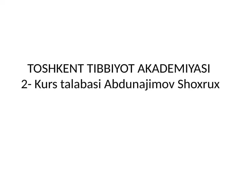 Harbiy Gigiya va uning rivojlanishi
