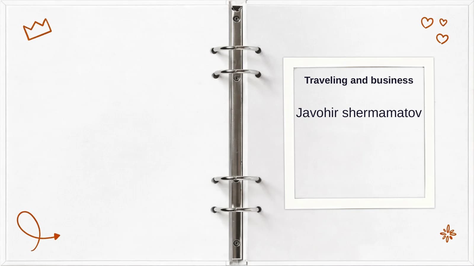Traveling and business