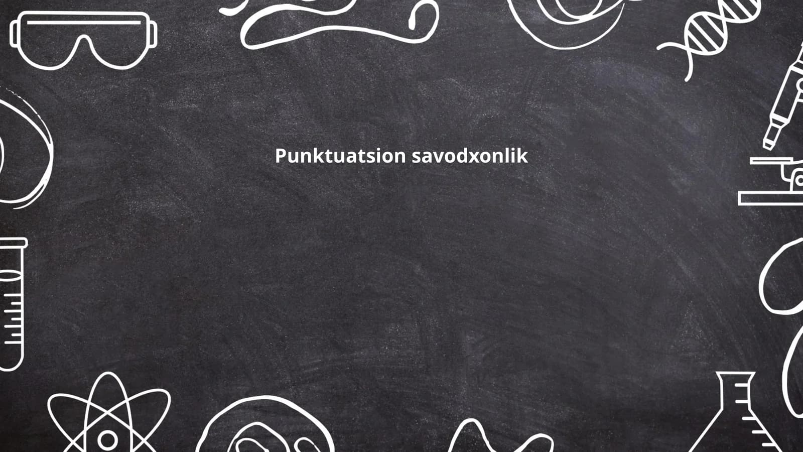 Punktuatsion savodxonlik