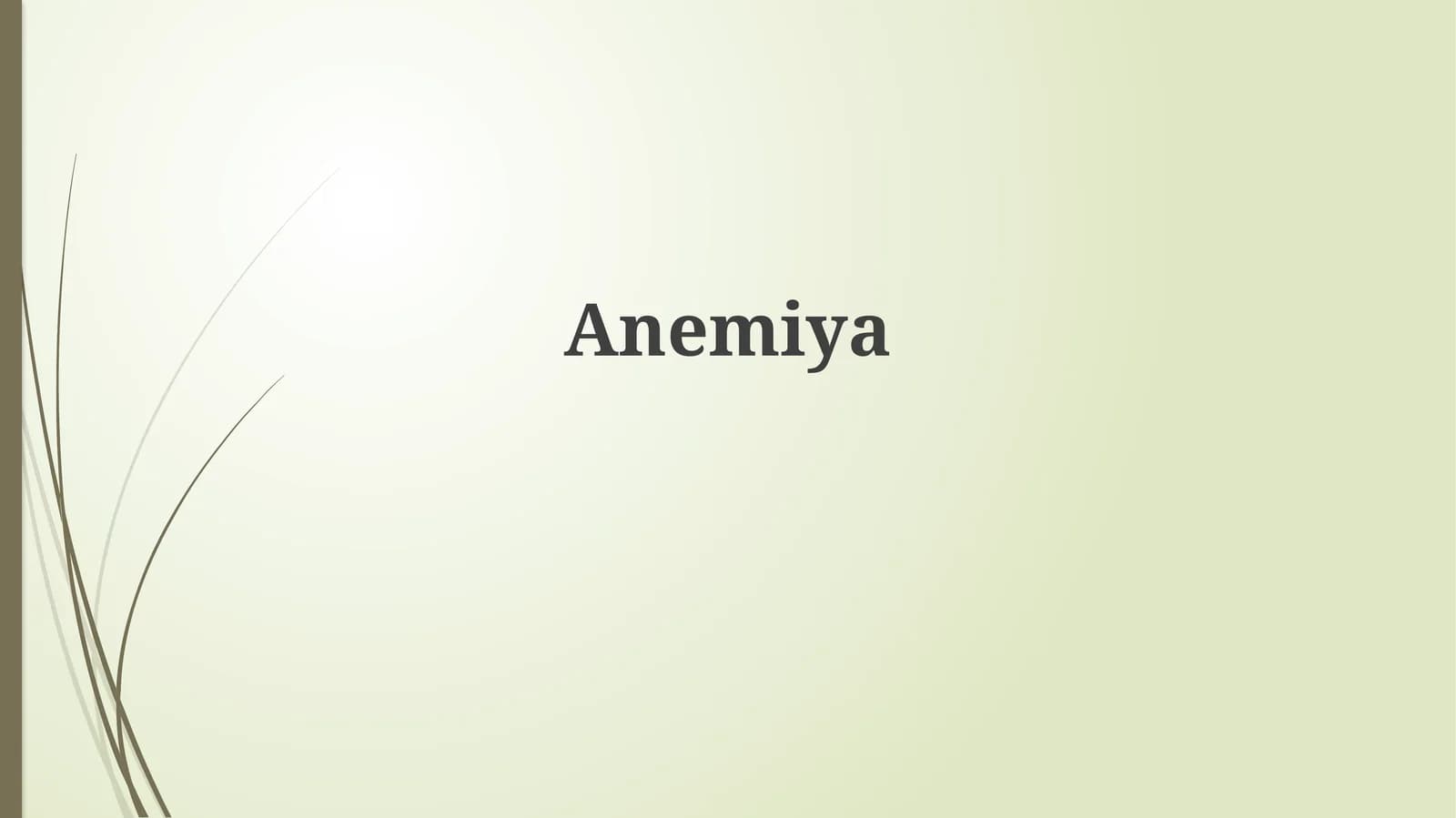 Gemolitik anemiya