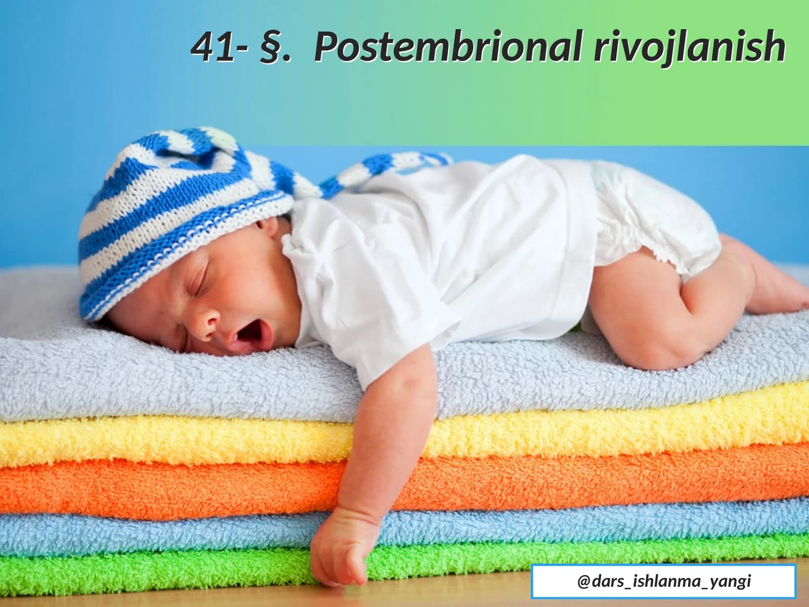 Postembrional rivojlanish