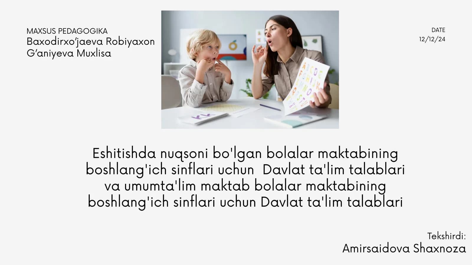 MAXSUS PEDAGOGIKA