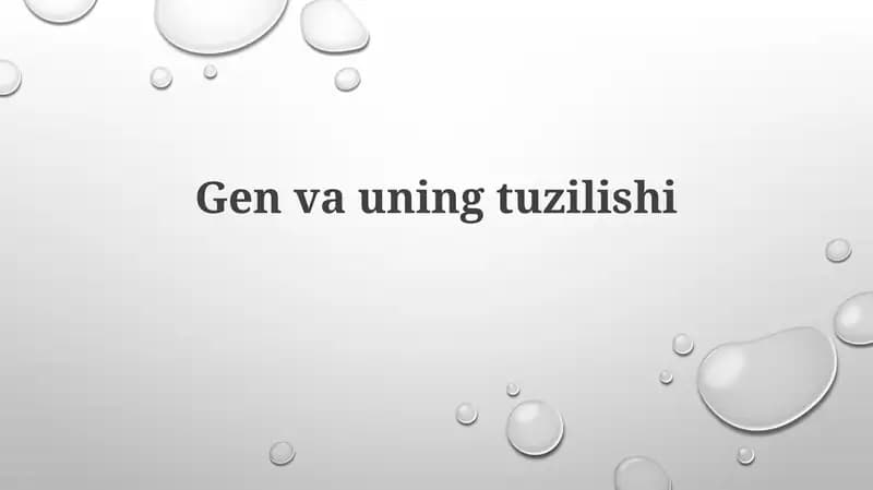 Genvauningtuzilishi