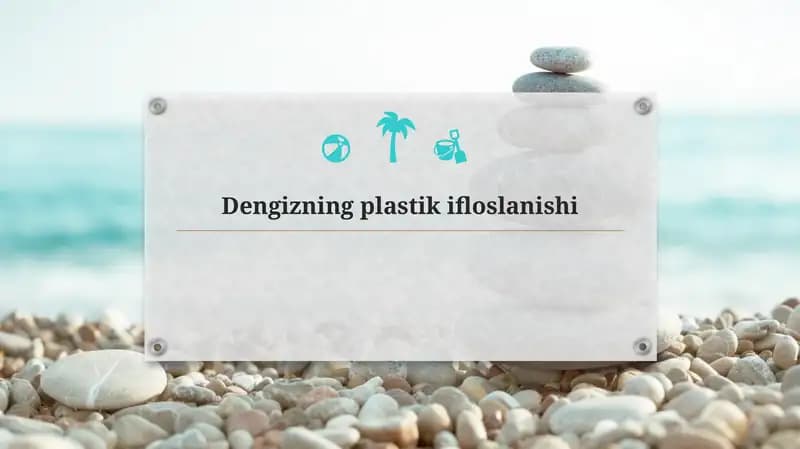 Dengizning plastik ifloslanishi
