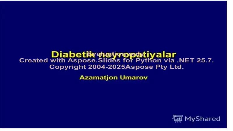 Diabetik neyropatiya