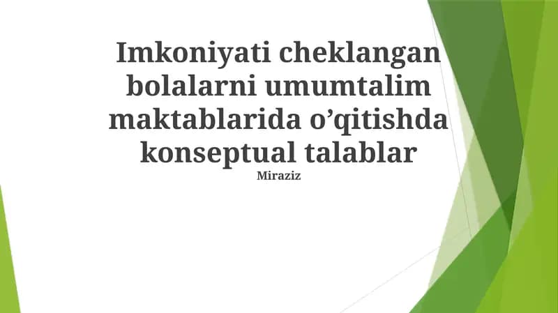 O'qituvchilarni tayyorlash va malakasini oshirish
