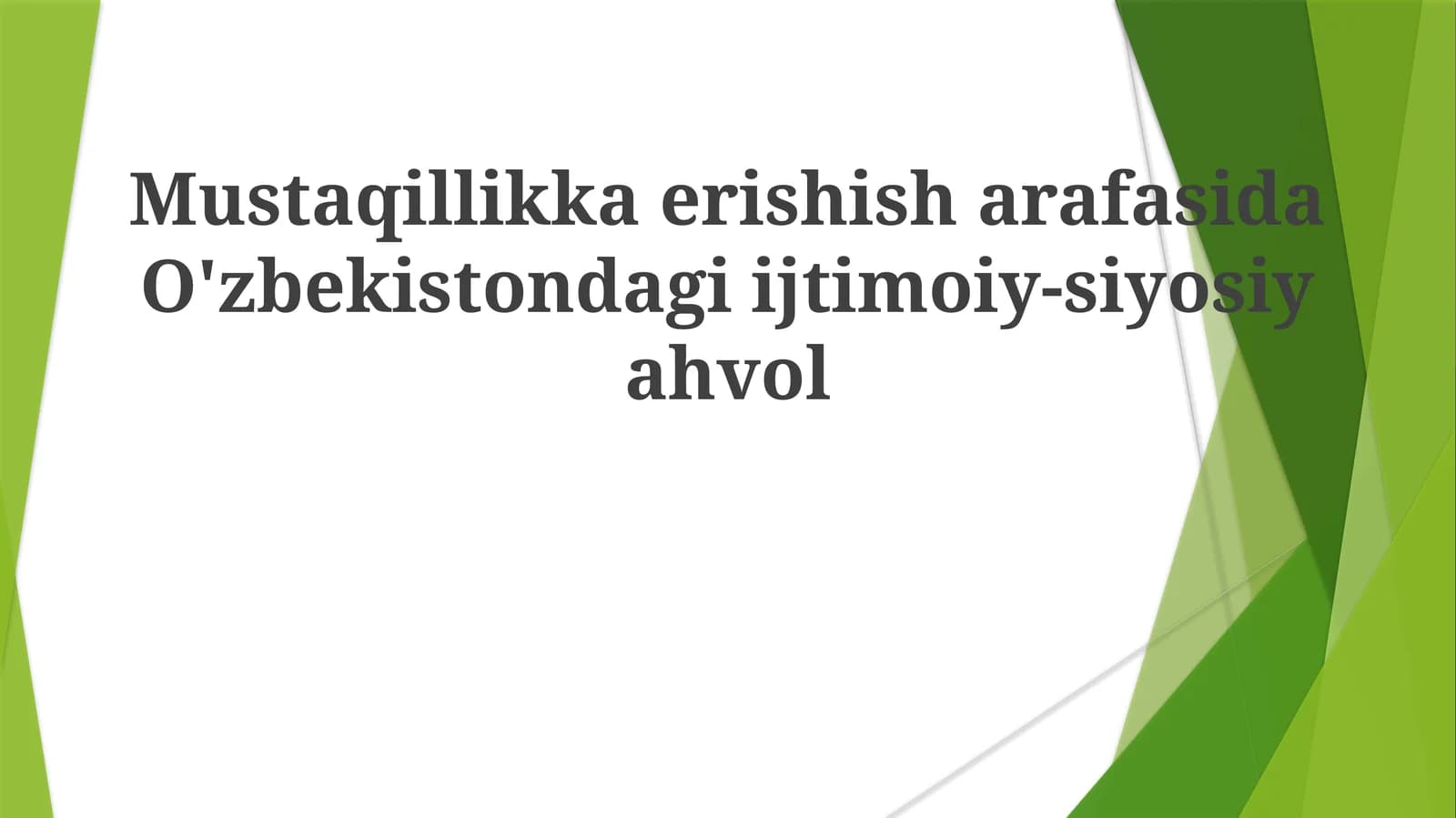 Iqtisodiy Sharoitlar va Muammolar