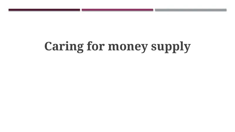 Understanding Money Supply: Definitions and Importance