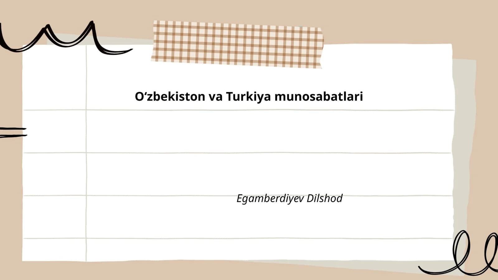 Tarixiy aloqalar va umumiy madaniy meros