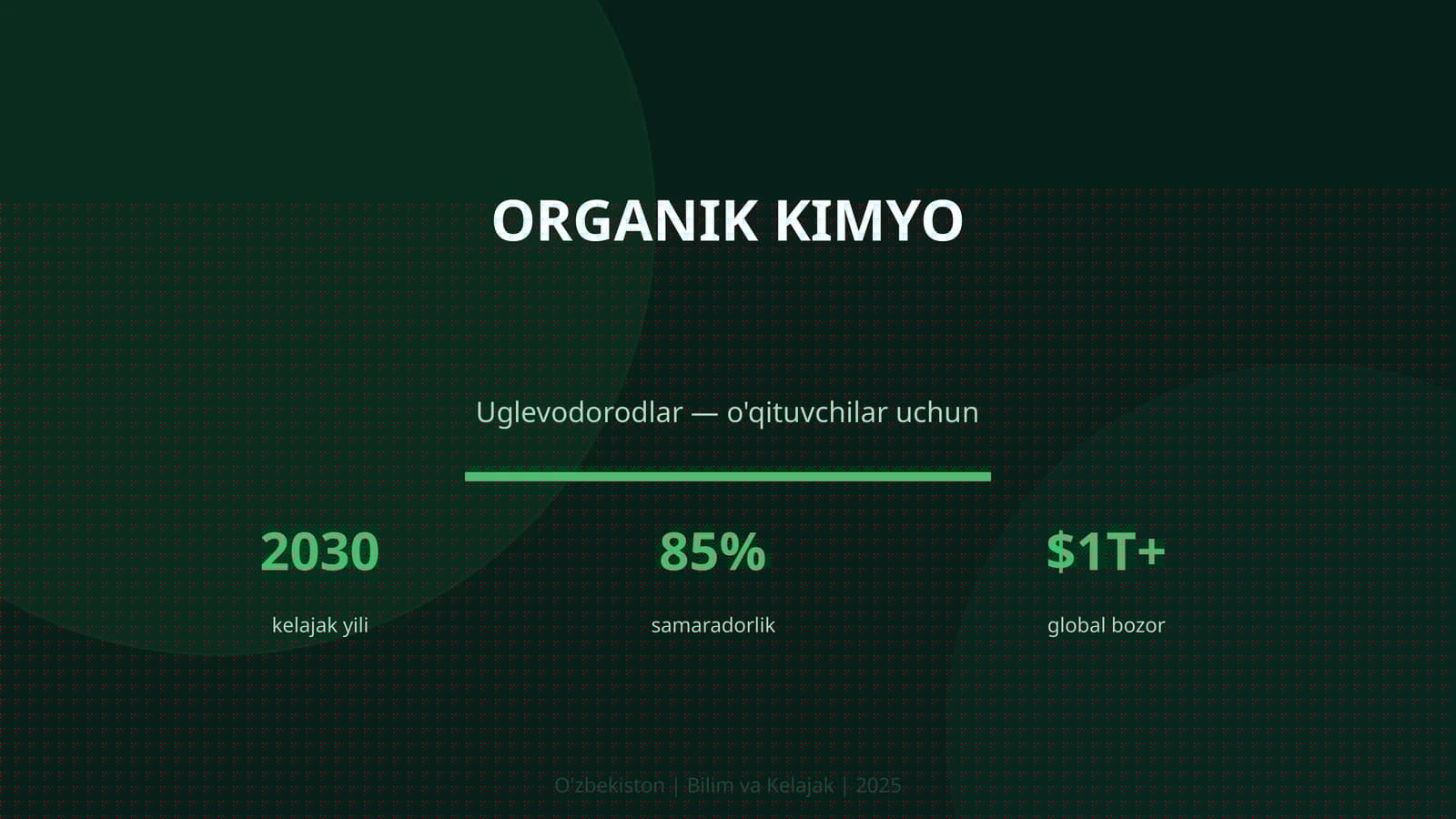 Organik kimyo uglevodorodlar