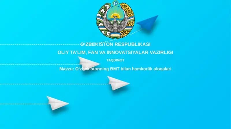 O'zbekiston va BMT: Hamkorlikning Asosiy Yo'nalishlari