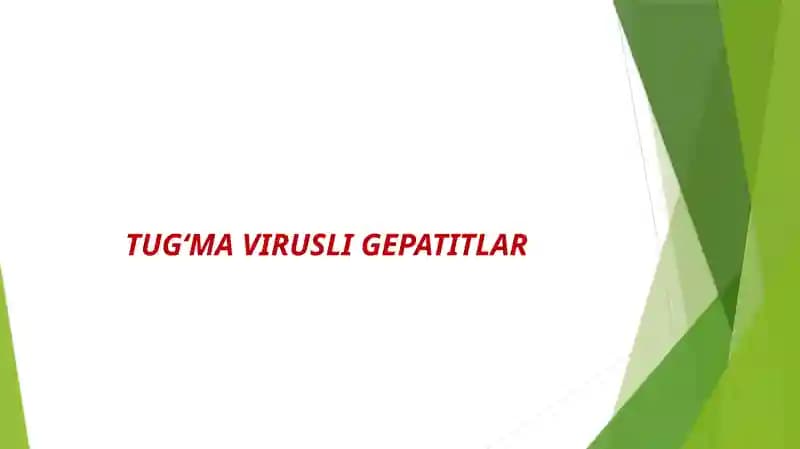 Tugʻma virusli gepatitlar