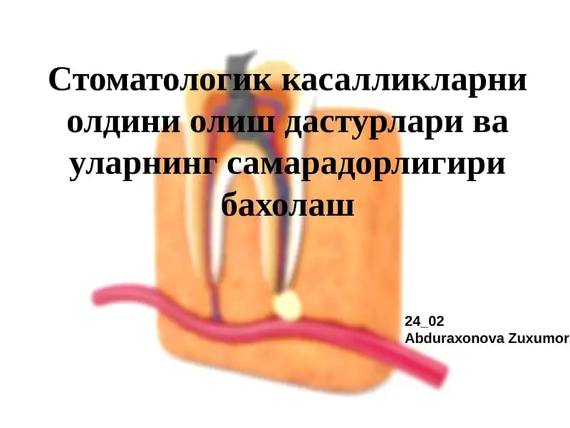 AbduraxonovaZuxumor
