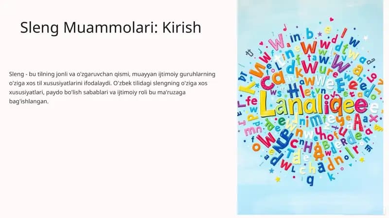 Sleng Muammolari