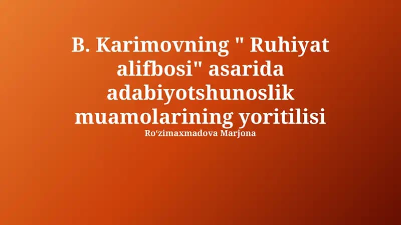 Ma'naviyat alifbosi