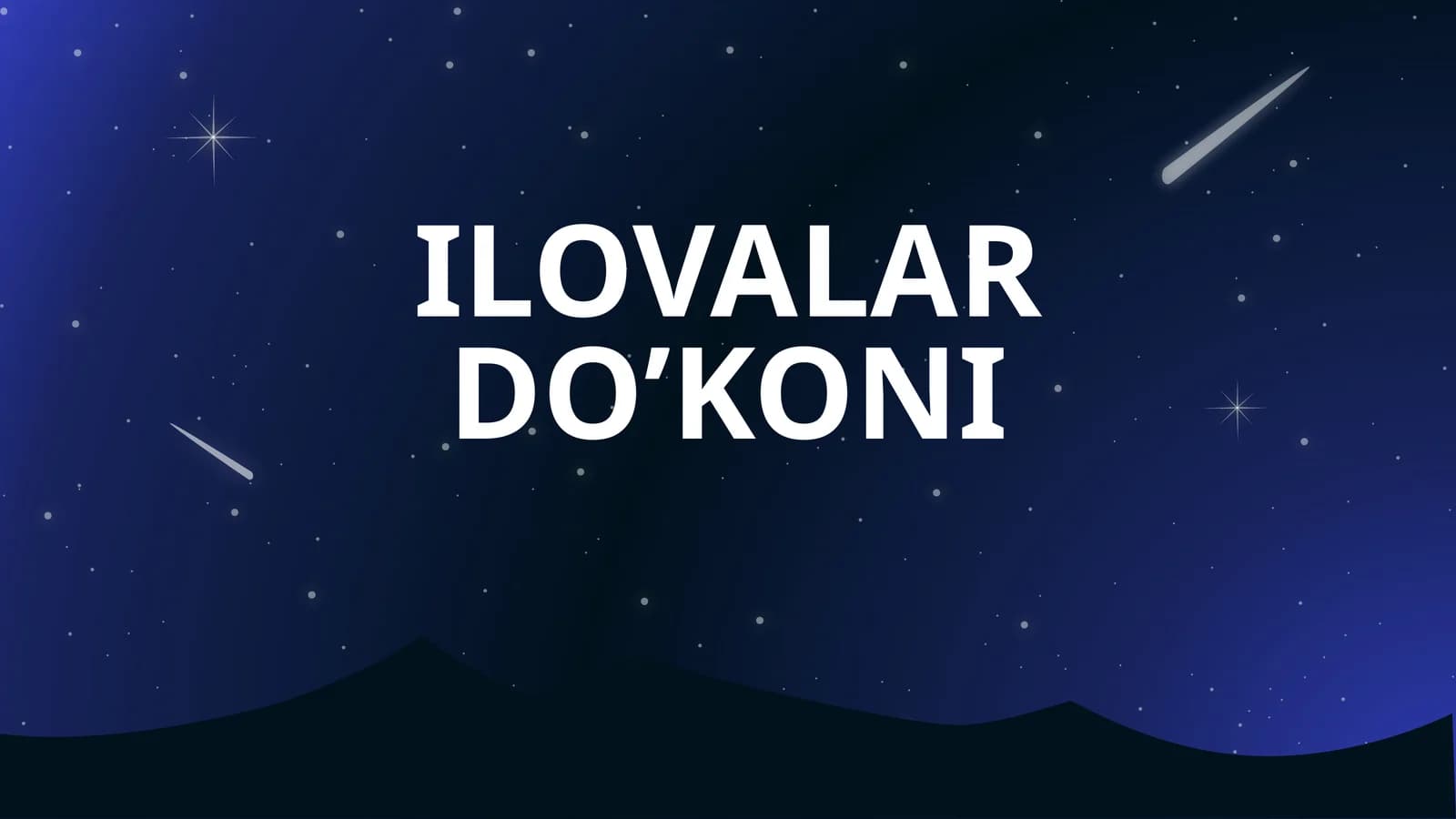 ILOVALAR DO’KONI LOYIHASI