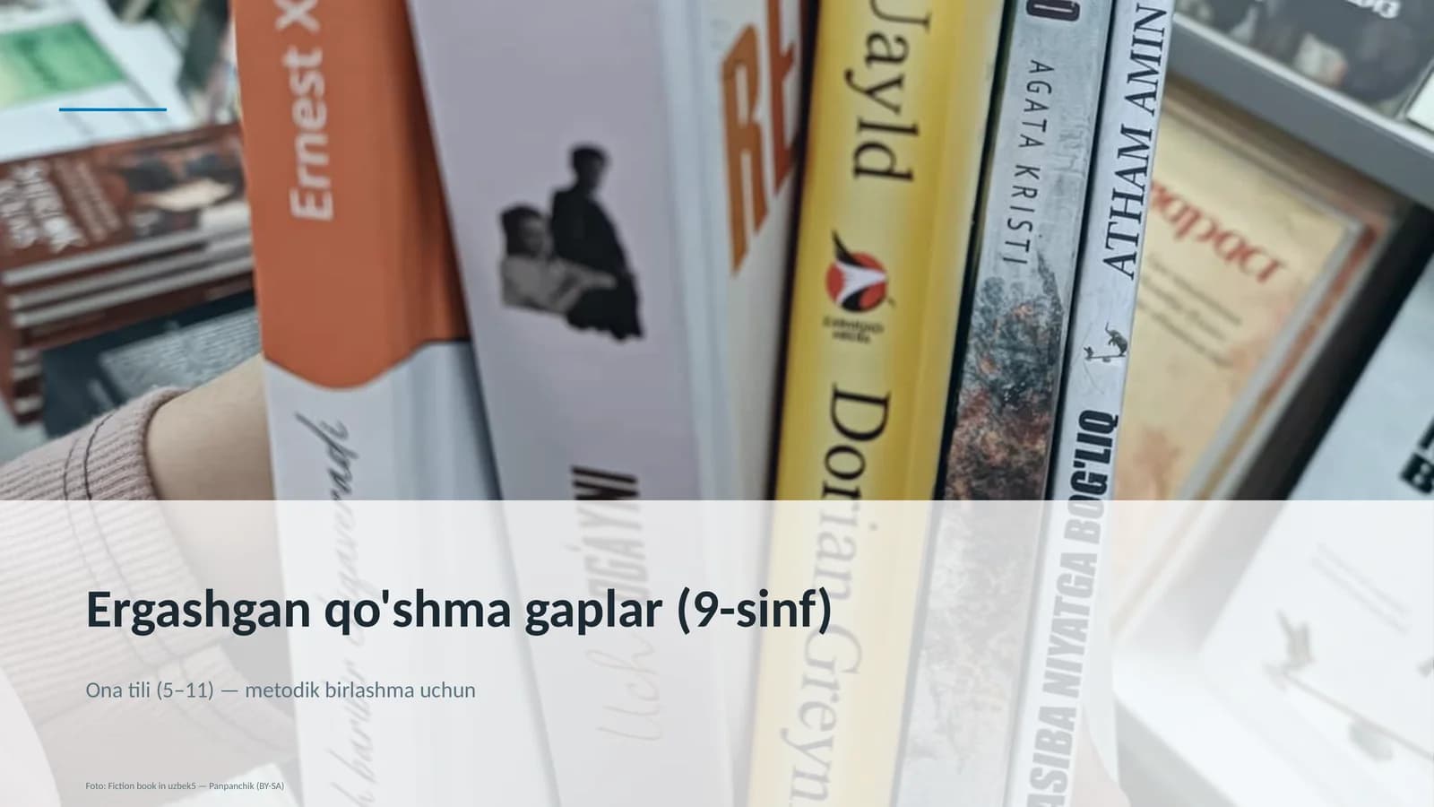 Ergashgan qo'shma gaplar (9-sinf)