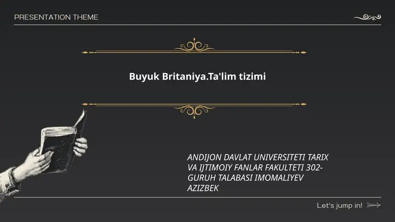 Buyuk Britaniyaning ta'lim tizimi