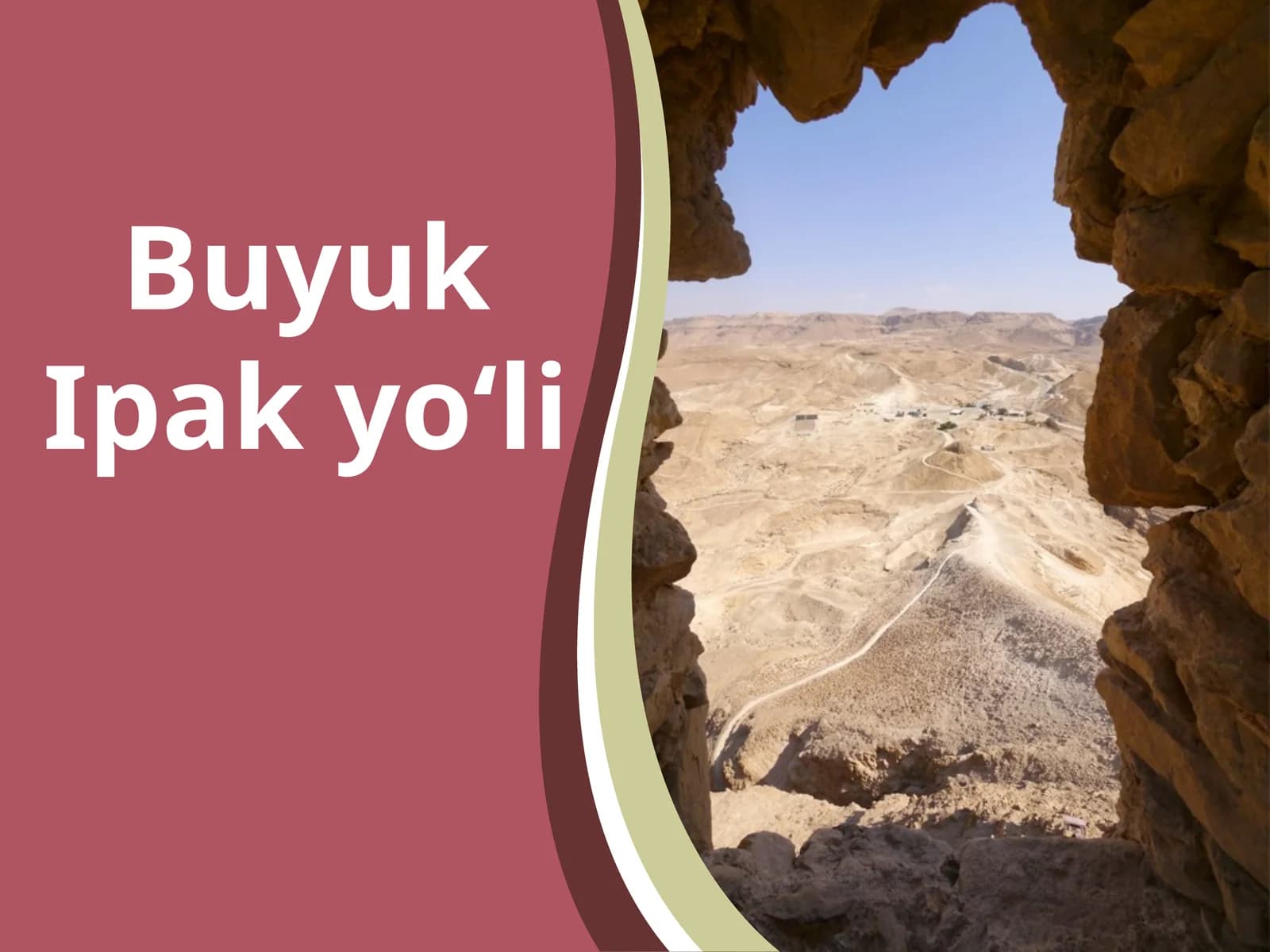Buyuk Ipak yóli. 6- sinf