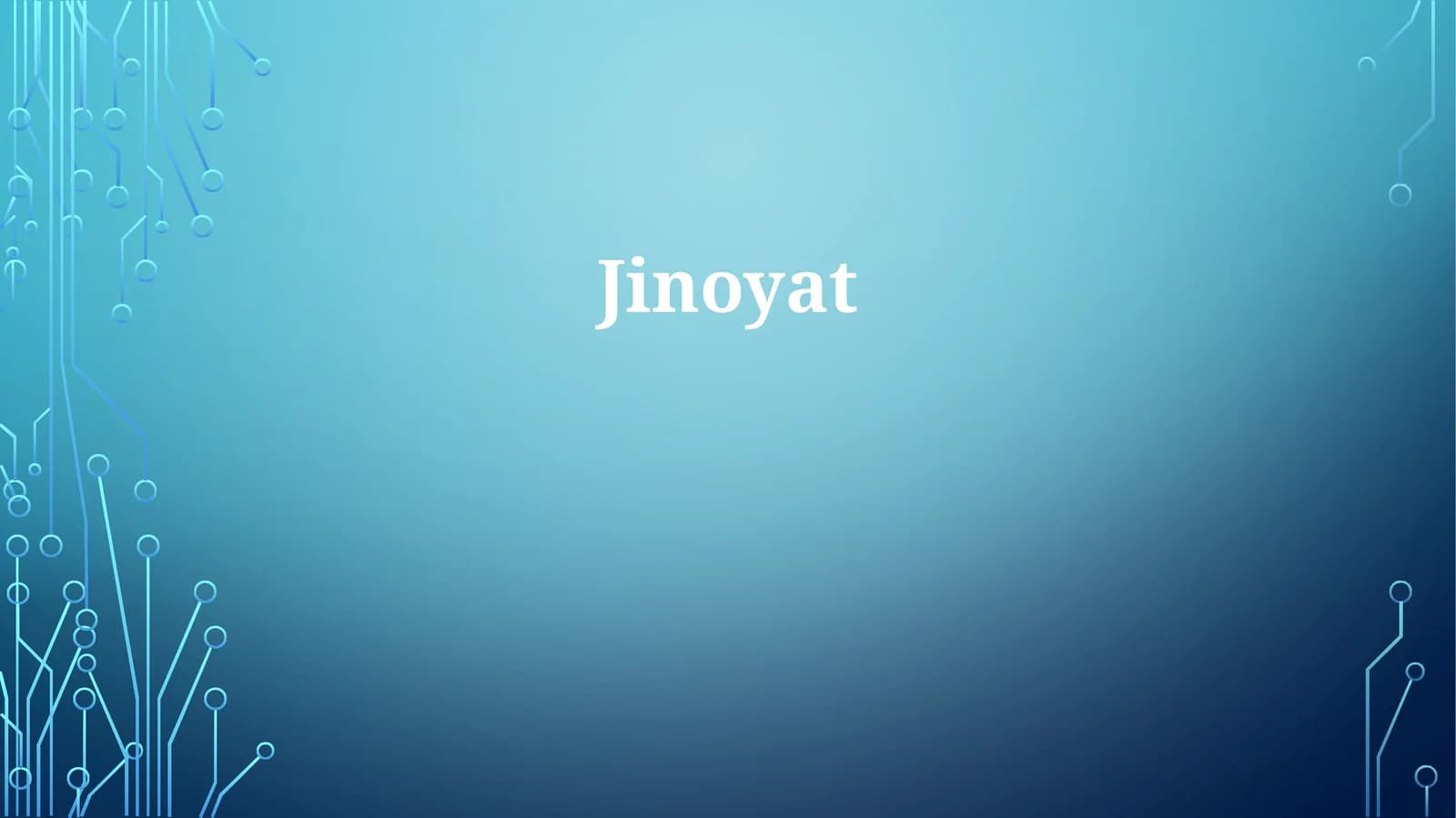 Jinoyat