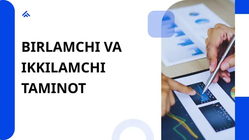 BIRLAMCHI VA IKKILAMCHI TAMINOT