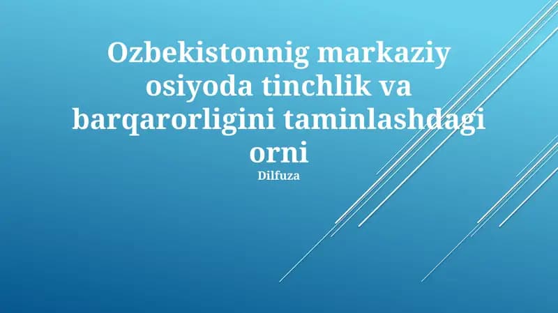 Geostrategiya va Tashqi Siyosat