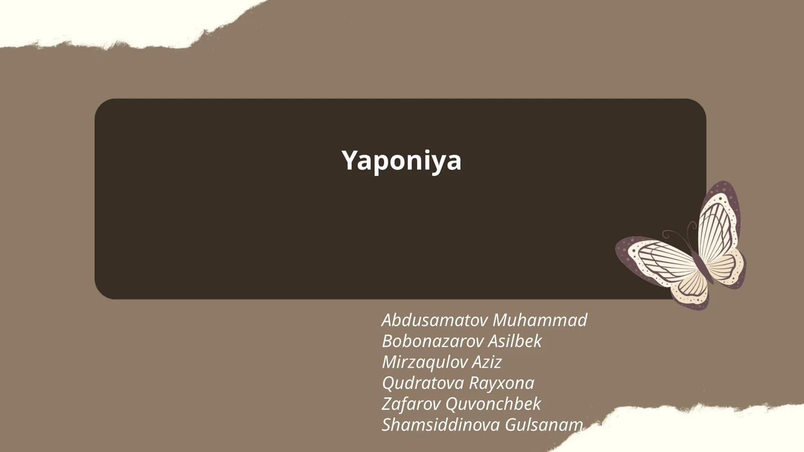 Yaponiya geografiyasi va tabiati