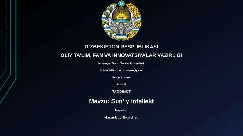Sun'iy intellekt