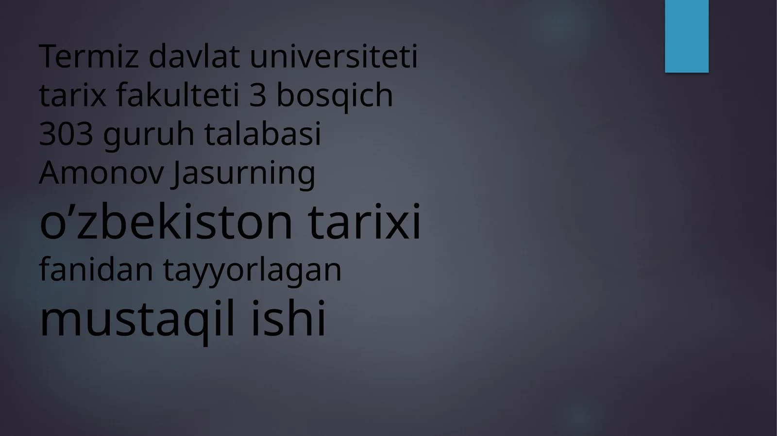 SHO'ROI ISLOMNING TUZILISHI VA UNING FAOLIYATI
