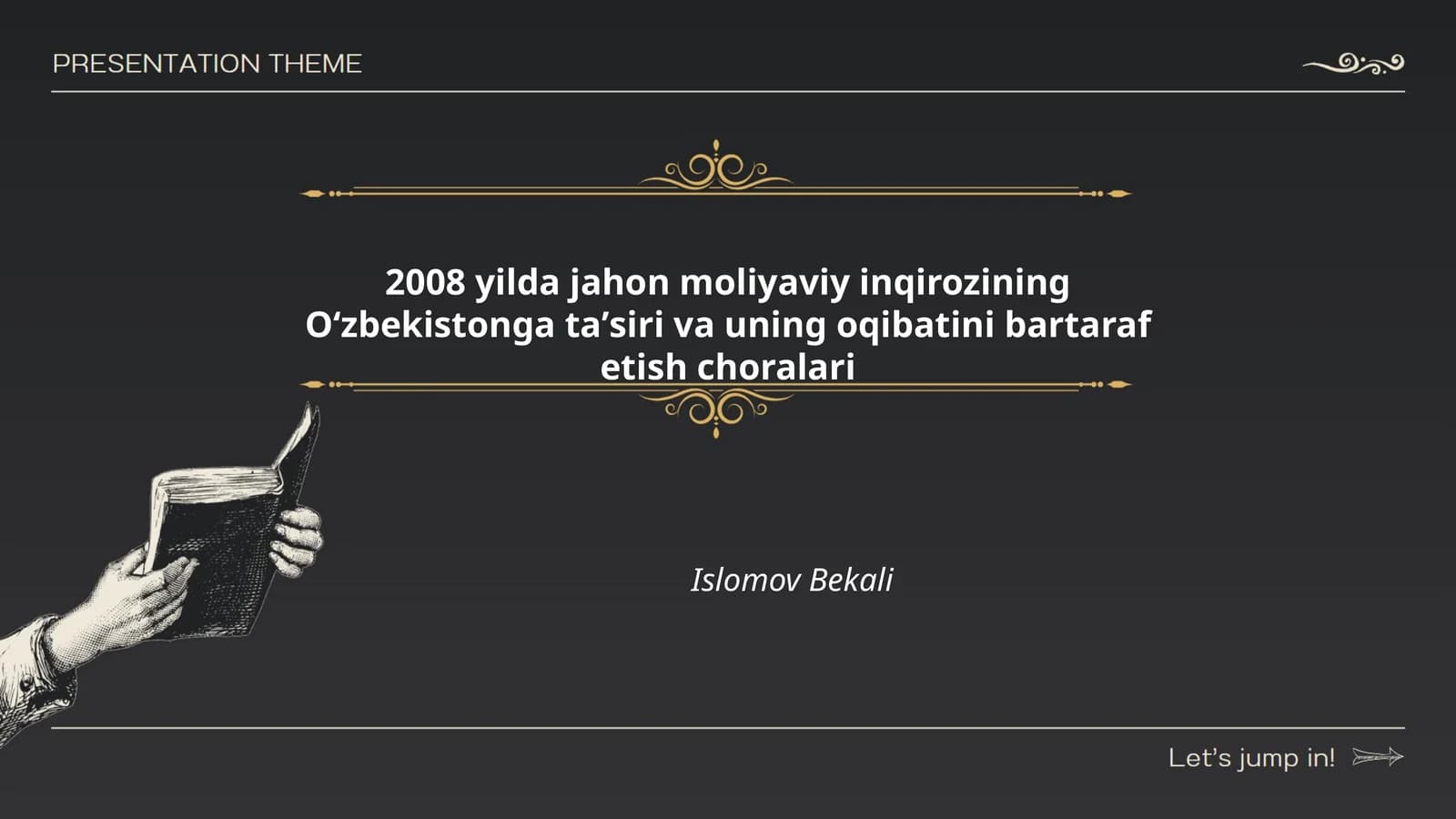 2008 yilda jahon moliyaviy inqirozining Oʻzbekistonga taʼsiri va uning oqibatini bartaraf etish choralari