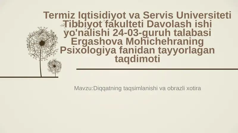 Slayd mustaqil taʼlim