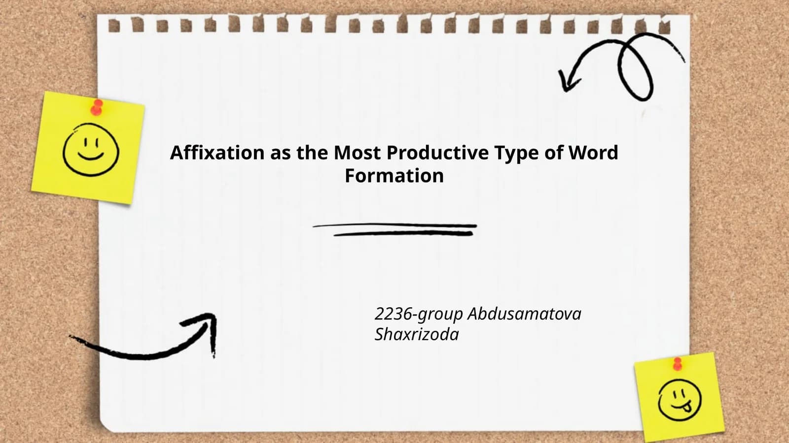 Affixation as the Most Productive Type of Word Formation