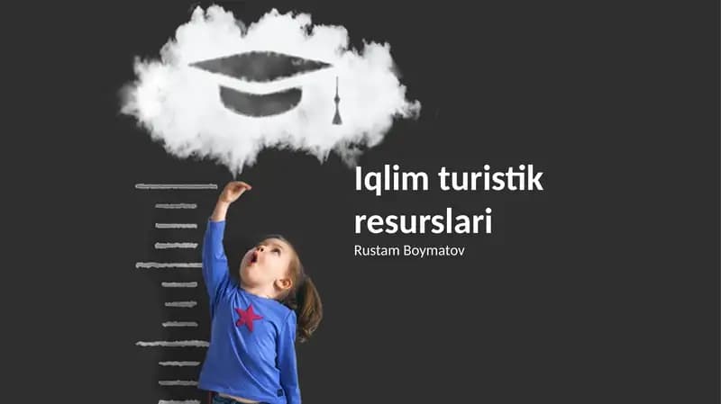 Iqlim turistik resurslari