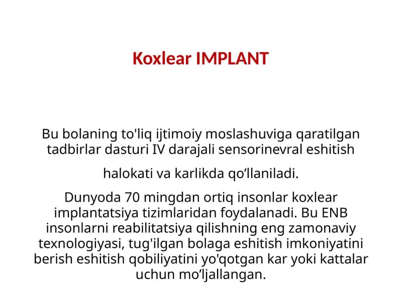 KoxlearIMPLANT