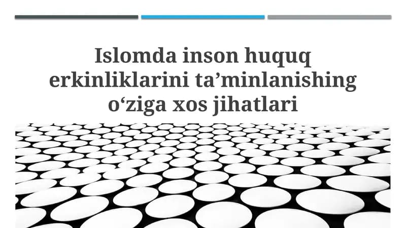 Islomda inson huquqlari