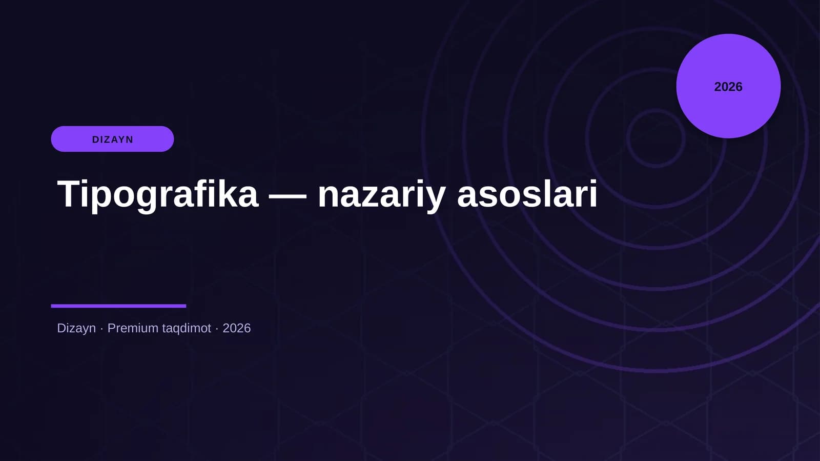 Tipografika — nazariy asoslari
