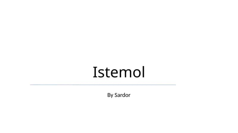Istemol